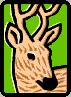 this deer has eyes